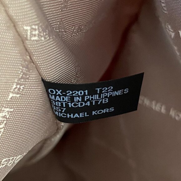 Michael Kors Sady 38T1CD4T7B Ballet Pink Purse Tote Bag & Jet Set Zip Wristlet - Picture 12 of 15